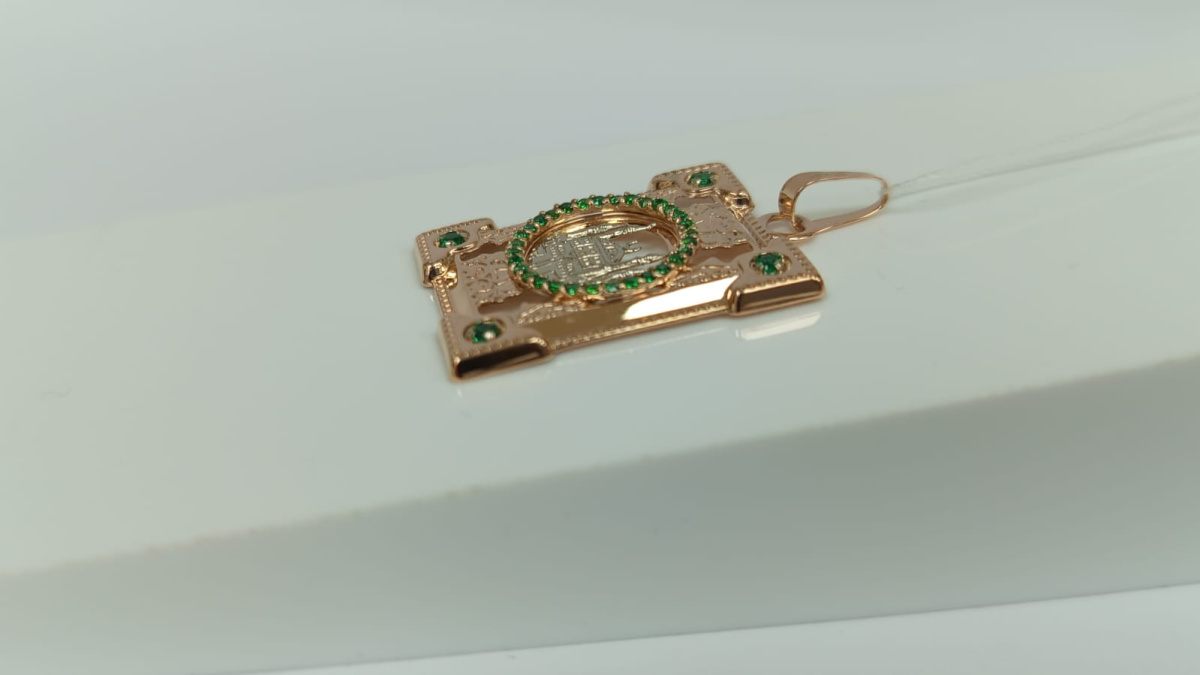 ПОДВЕСКА МЕЧЕТЬ с камнями (Au 585)