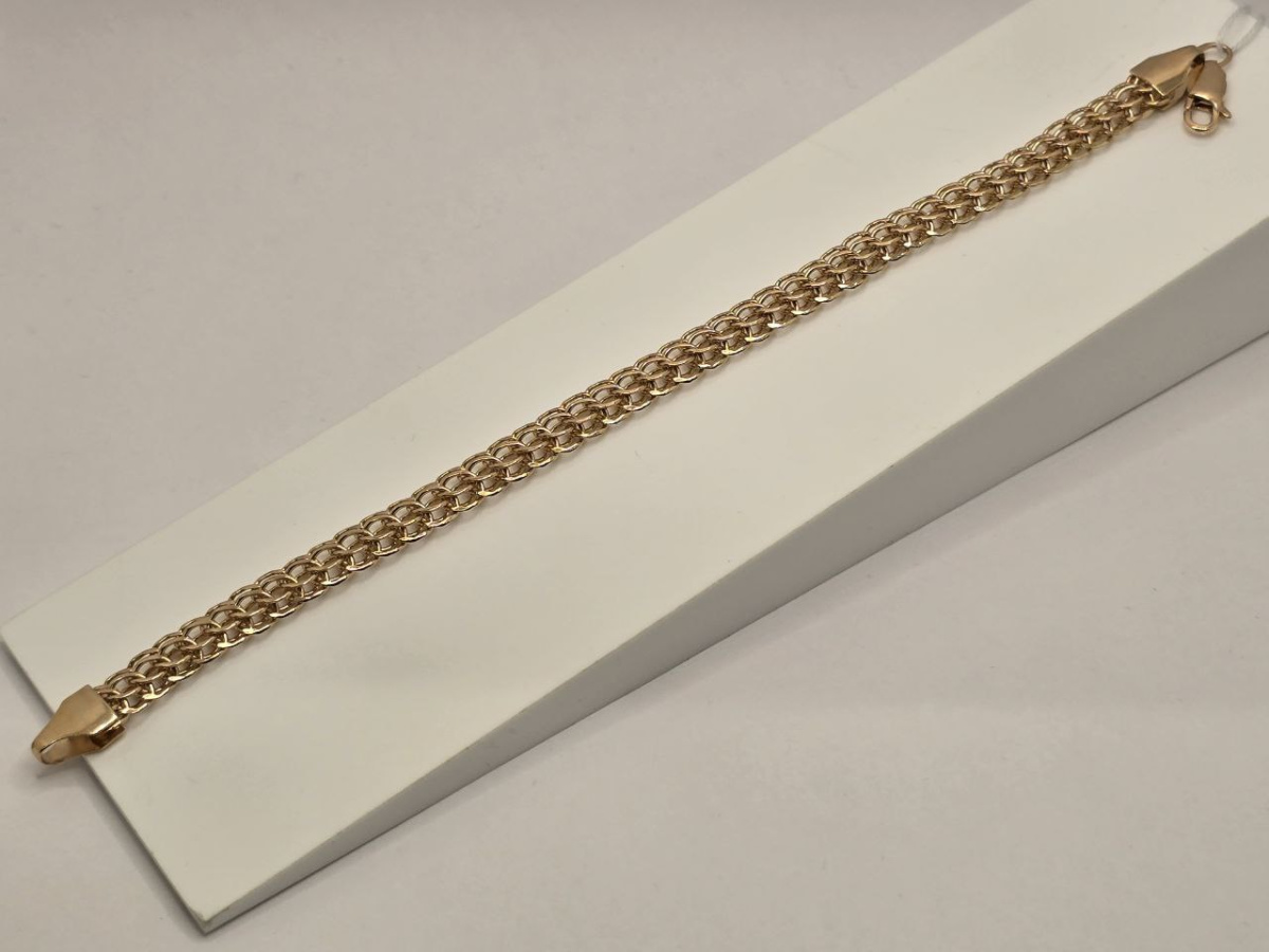 БРАСЛЕТ ПОЛНОВЕСНЫЙ Итальянка Au 585