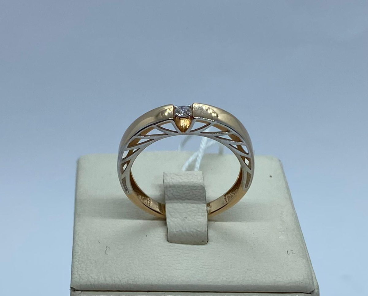 КОЛЬЦО БРИЛЛИАНТ Au 585