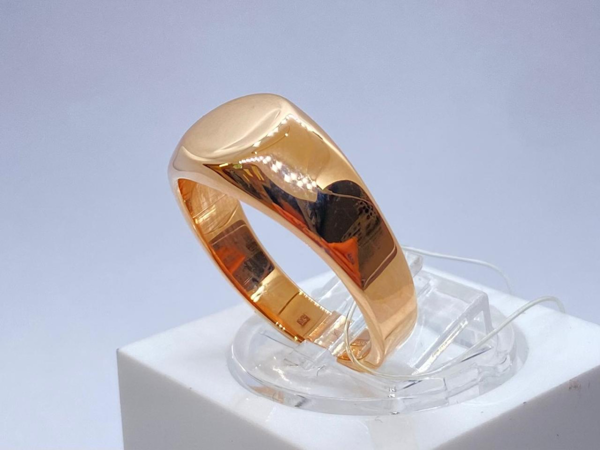 КОЛЬЦО ПЕЧАТКА без камня (Au 585)