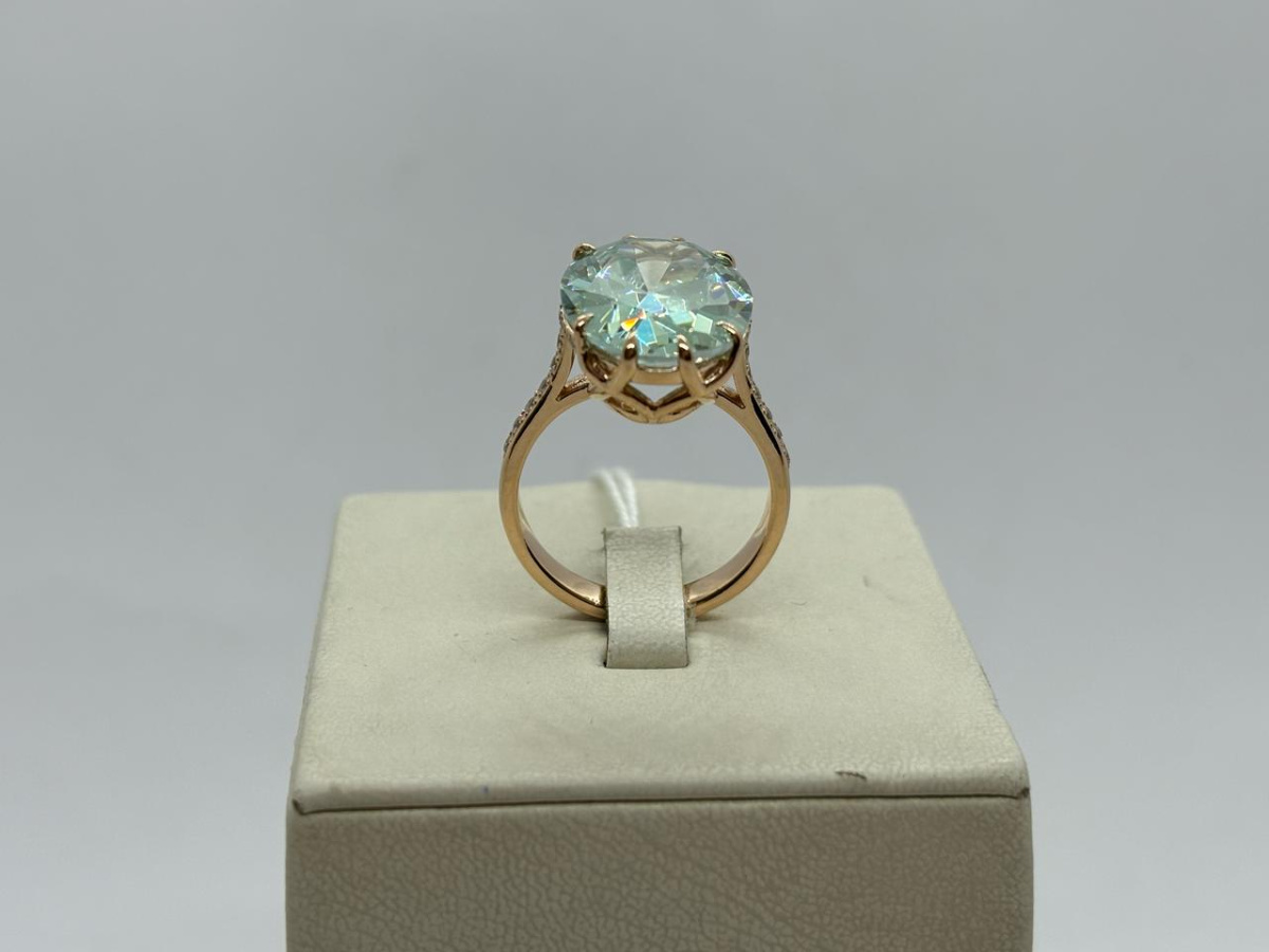 КОЛЬЦО С КАМНЯМИ (Au 585)