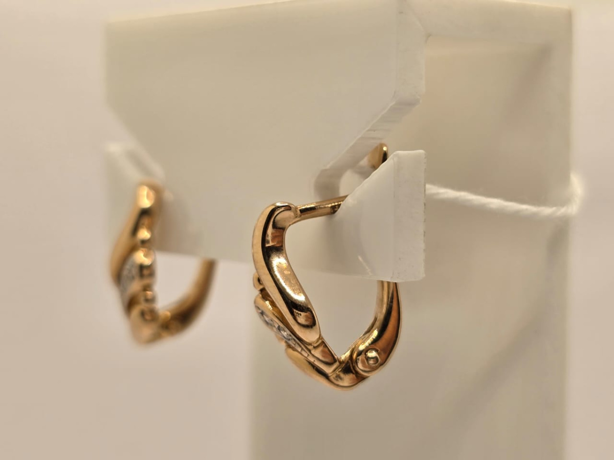 СЕРЬГИ С КАМНЯМИ (Au 585)