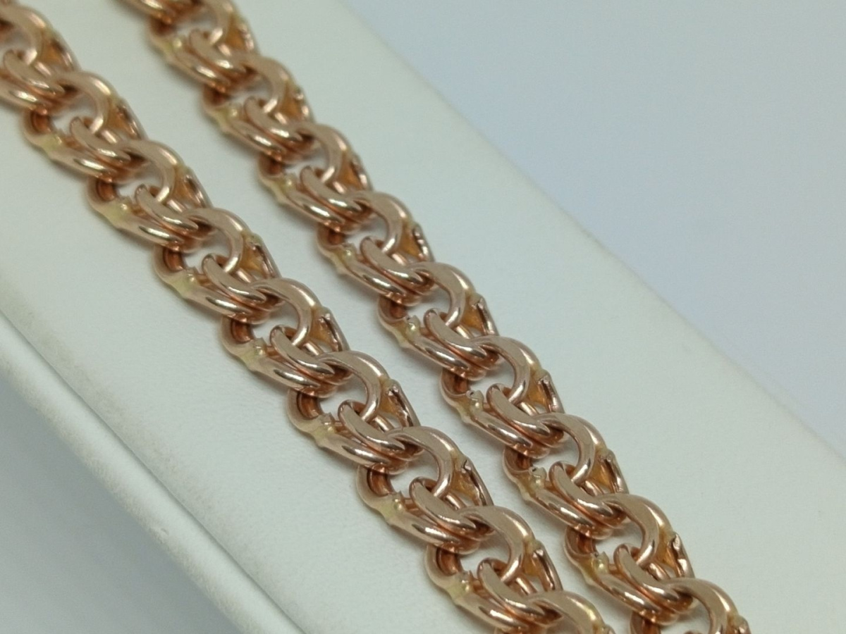 ЦПБС585 ЦЕПЬ ПУСТОТЕЛАЯ Бисмарк (Au 585)