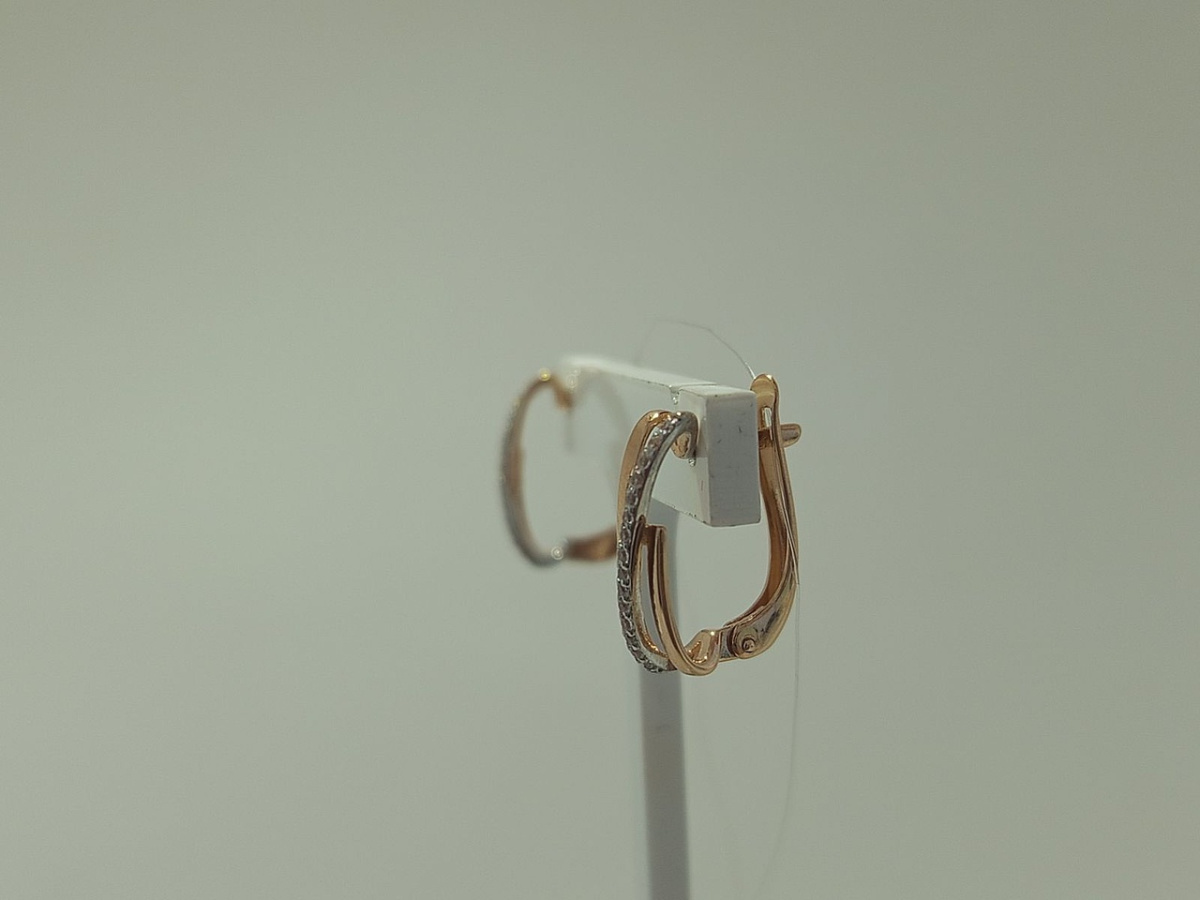 СЕРЬГИ С КАМНЯМИ (Au 585)