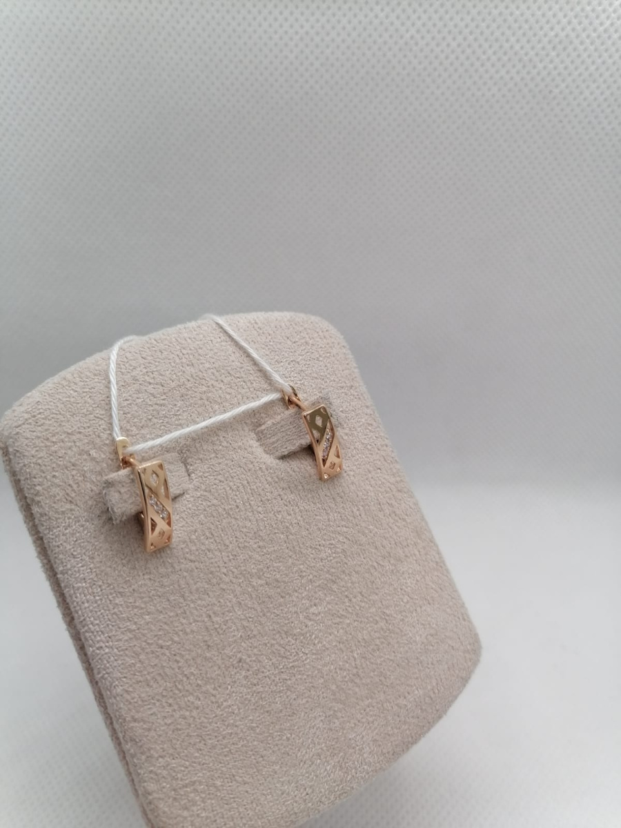 СЕРЬГИ С КАМНЯМИ (Au 585)