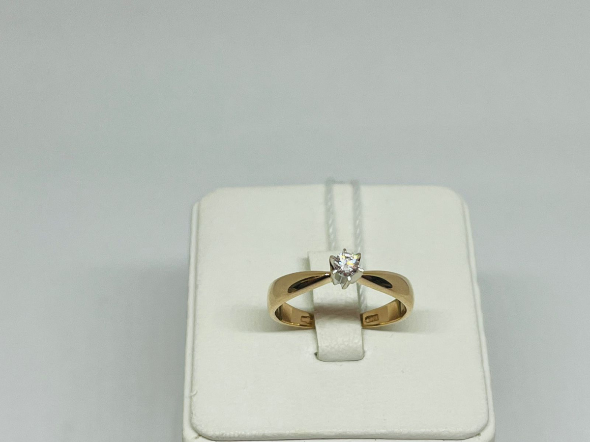 КОЛЬЦО С КАМНЕМ (Au 585)