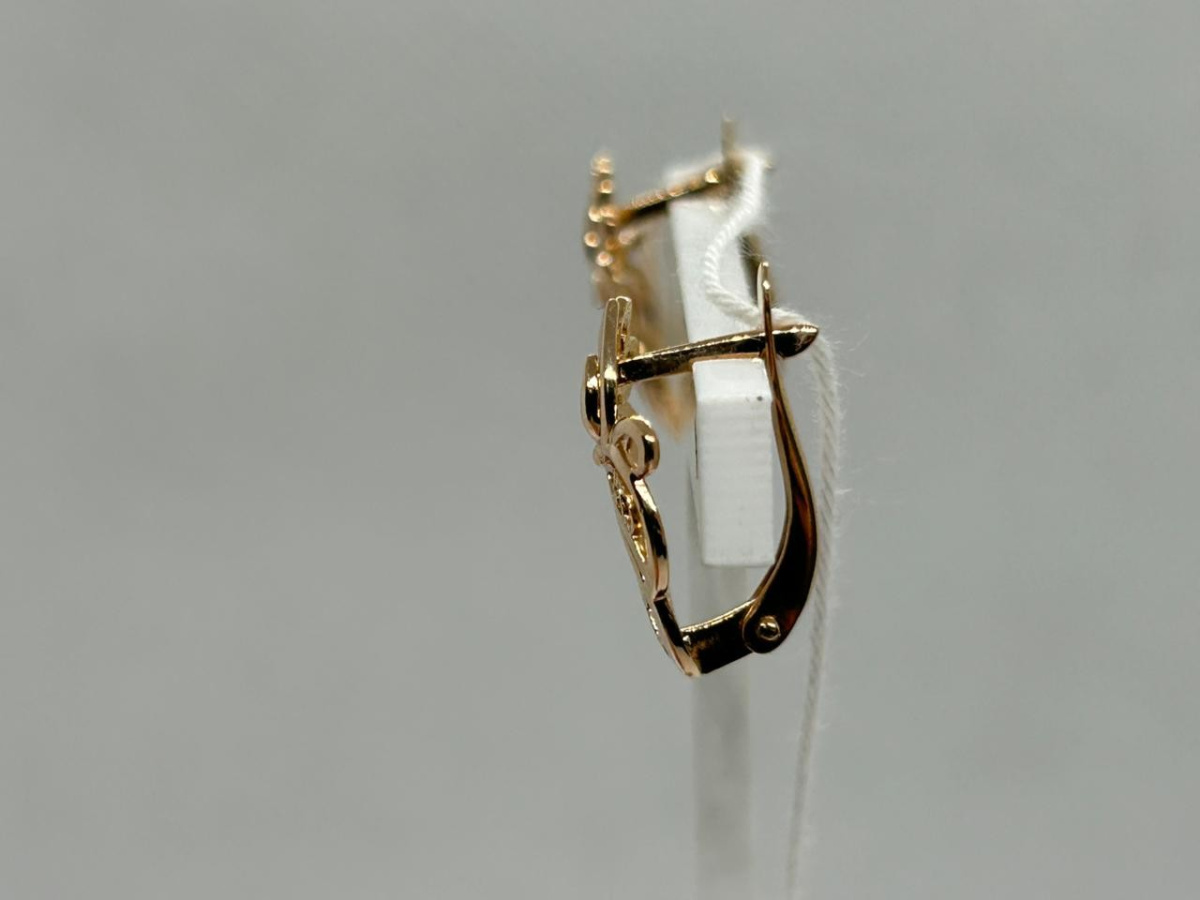 СЕРЬГИ БЕЗ КАМНЯ (Au 585)