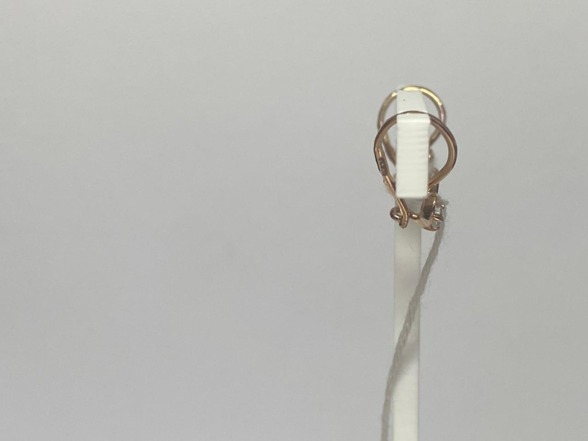 СЕРЬГИ С КАМНЕМ (Au 585)