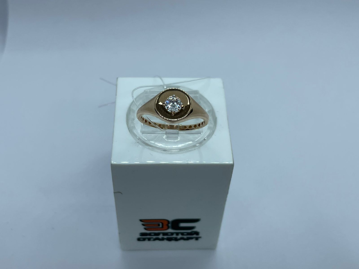 КОЛЬЦО С КАМНЕМ (Au 585)