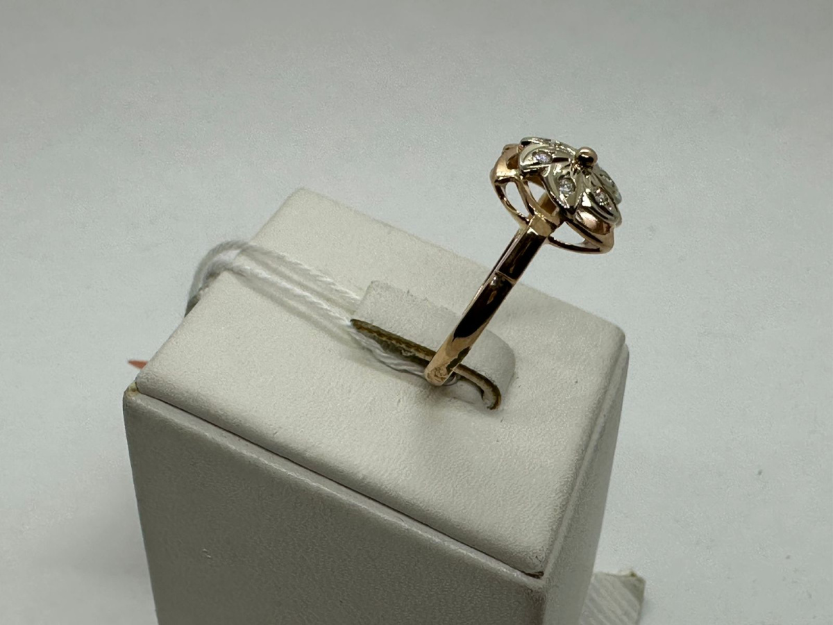 КОЛЬЦО БРИЛЛИАНТ Au 585