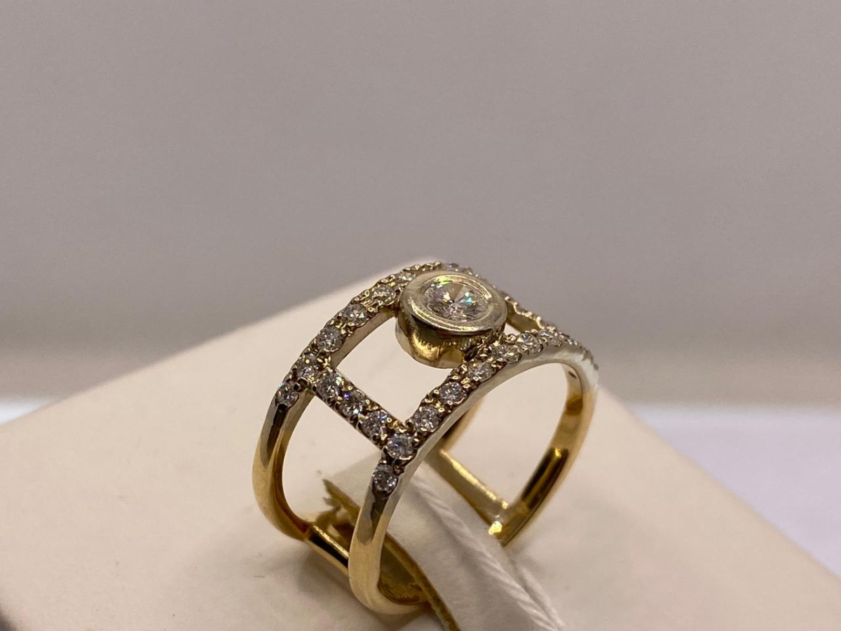 КОЛЬЦО БРИЛЛИАНТ Au 585