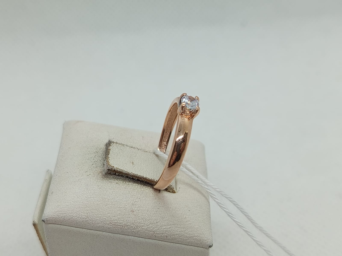 КОЛЬЦО С КАМНЕМ (Au 585)