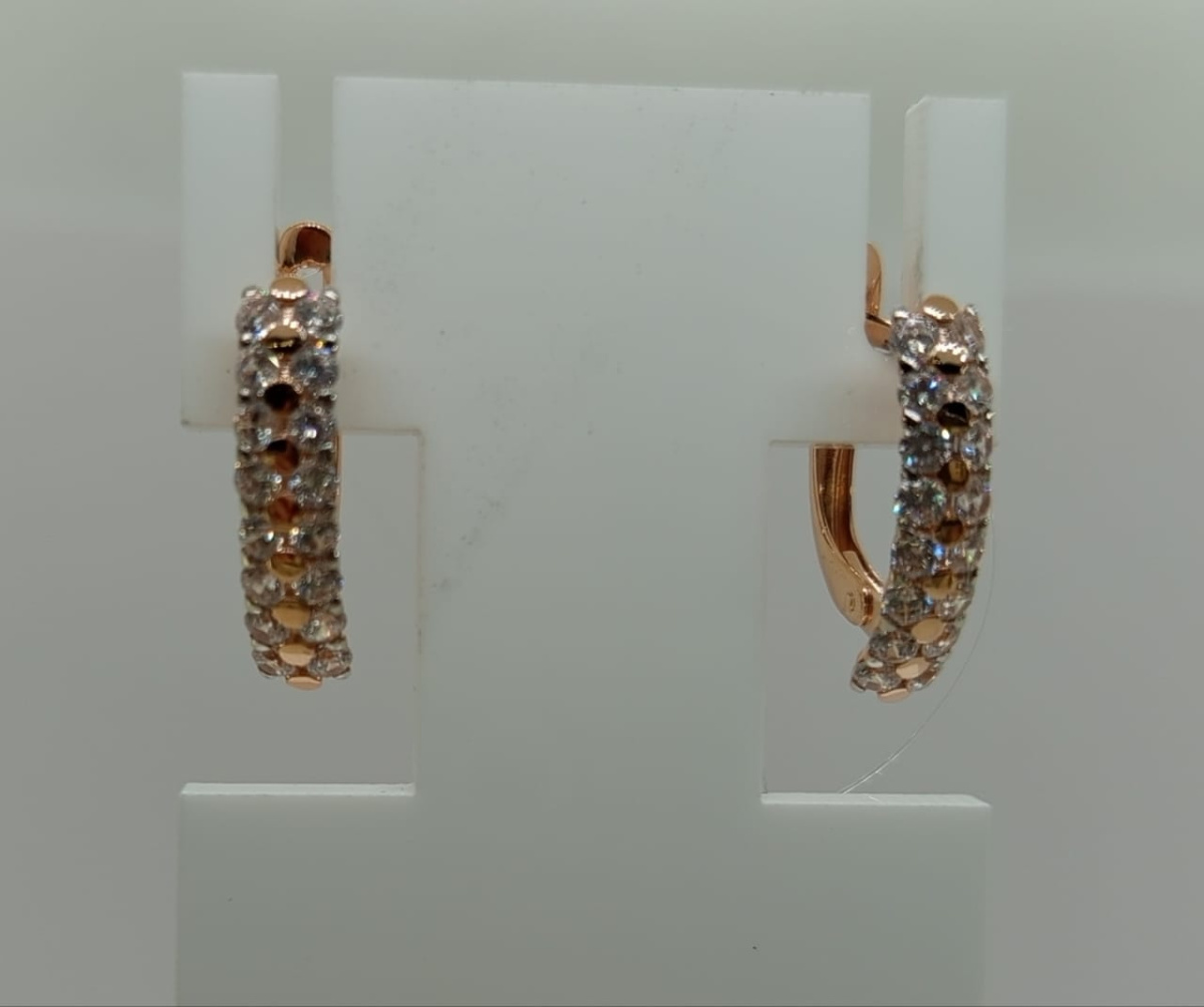 СЕРЬГИ С КАМНЯМИ (Au 585)