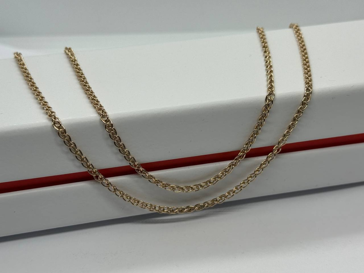 ЦЕПЬ ПОЛНОВЕСНАЯ Колос (Au 585)