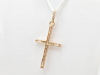 ПОДККИ585 ПОДВЕСКА КРЕСТ С КАМНЯМИ (Au 585)
