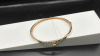 БРАСЛЕТ ЖЕСТКИЙ с камнями (Au 585)