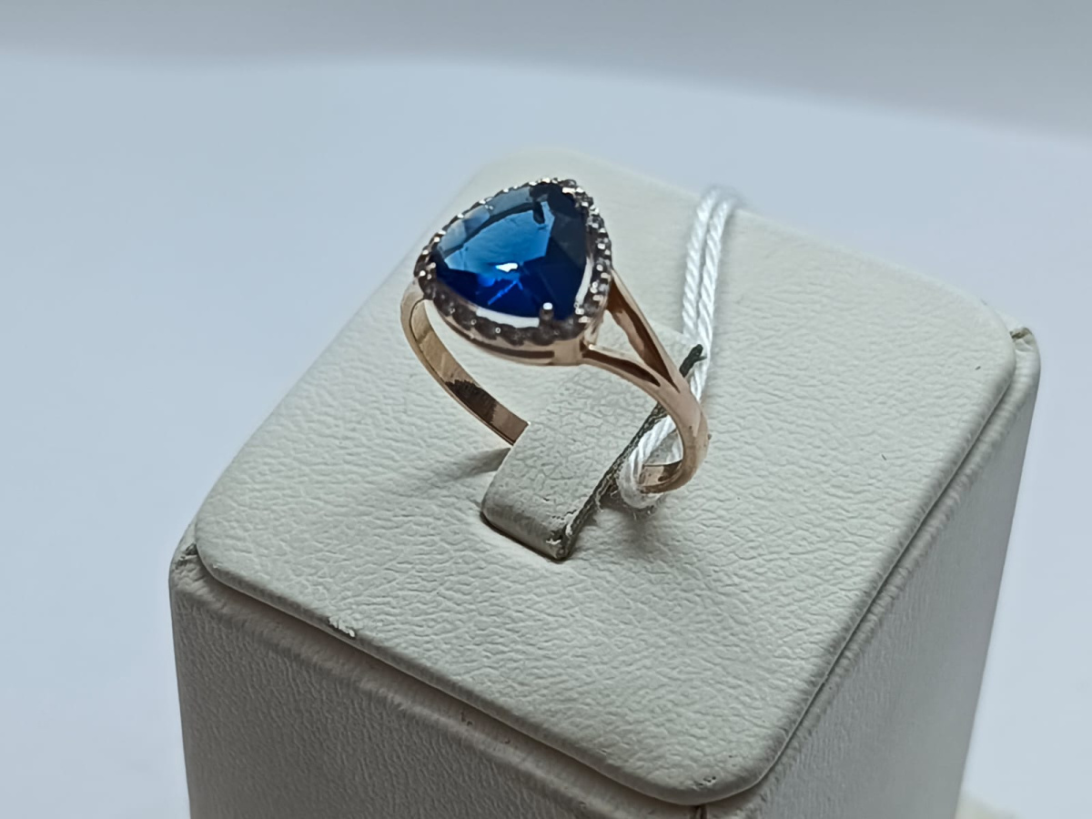 КОЛКМИ585 КОЛЬЦО С КАМНЯМИ (Au 585)