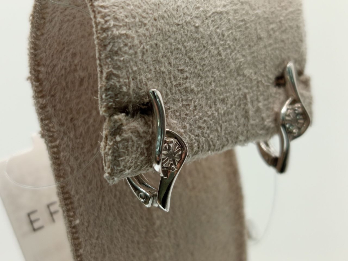 СЕРЬГИ БРИЛЛИАНТ (Ag 925)