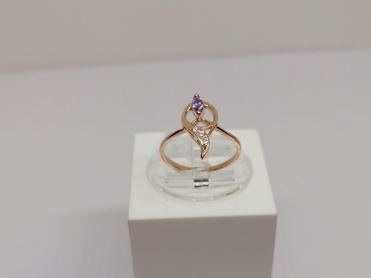 КОЛКМИ585 КОЛЬЦО С КАМНЯМИ (Au 585)