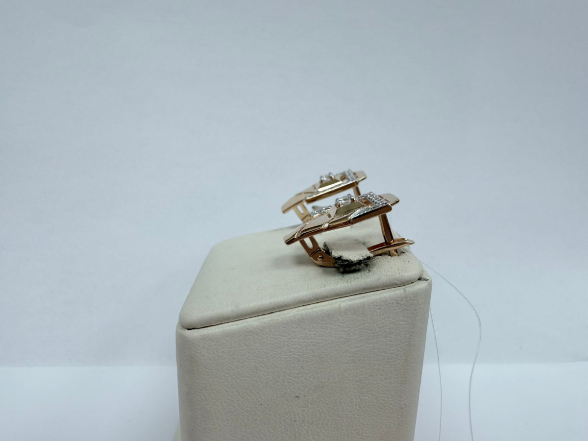 СЕРЬГИ С КАМНЯМИ (Au 585)