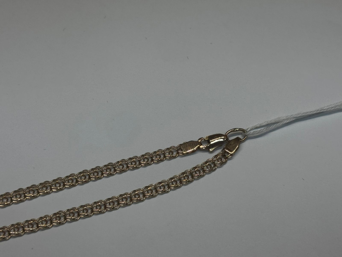 ЦЕПЬ ПОЛНОВЕСНАЯ Бисмарк арабский (Au 585)