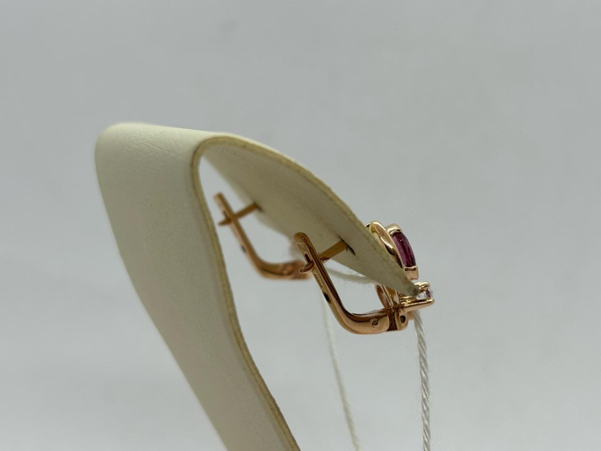 СЕРЬГИ С КАМНЯМИ (Au 585)