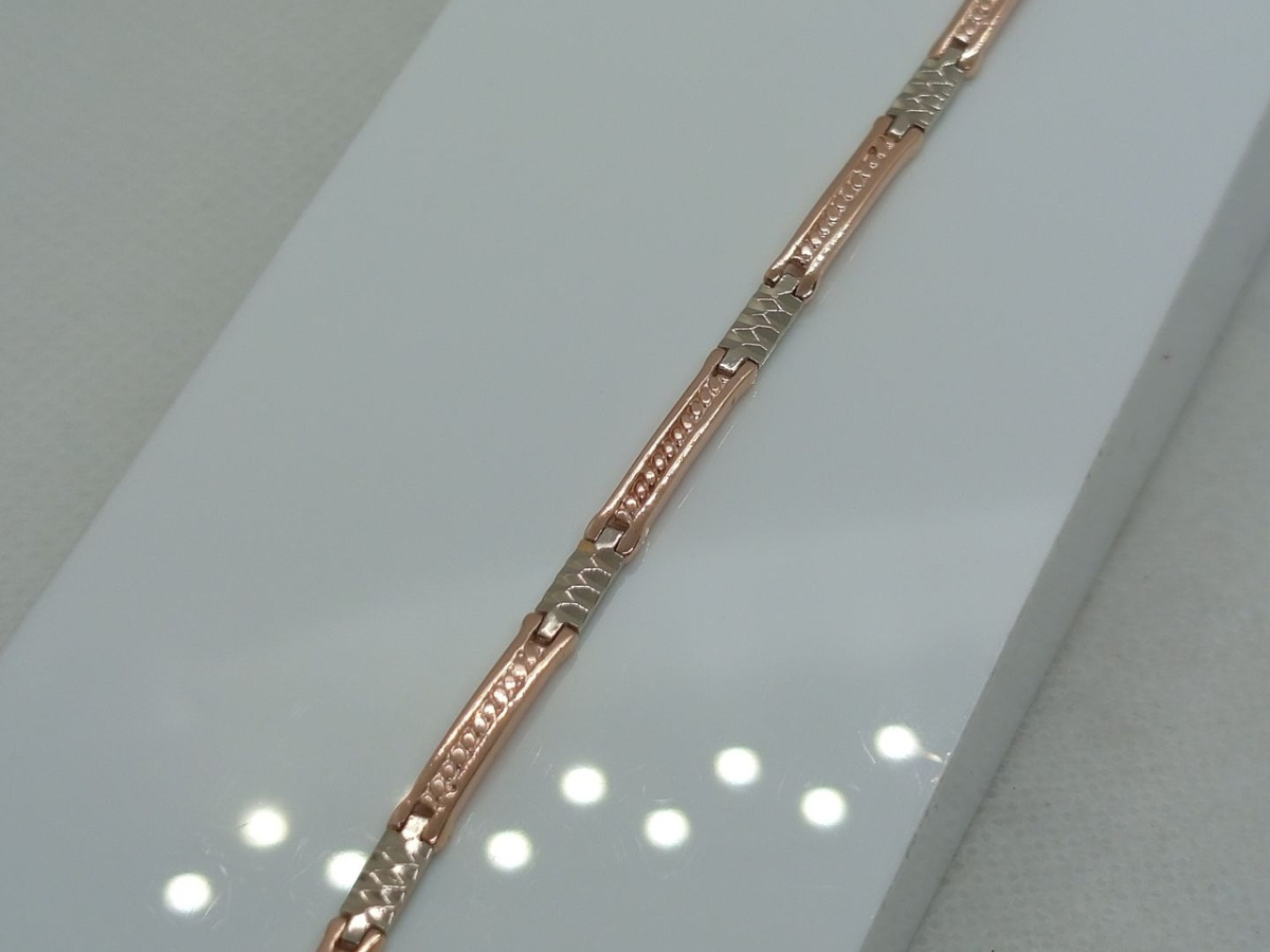 БРАСЛЕТ ПОЛНОВЕСНЫЙ Фантазия Au 585