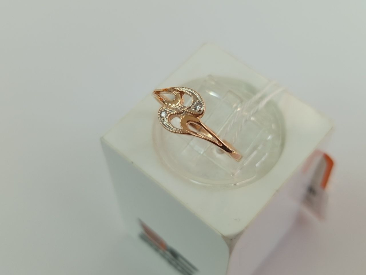 КОЛКМИ585 КОЛЬЦО С КАМНЯМИ (Au 585)