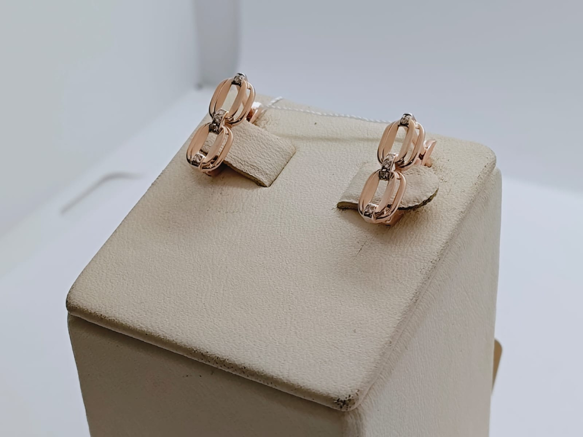 СЕРЬГИ С КАМНЯМИ (Au 585)