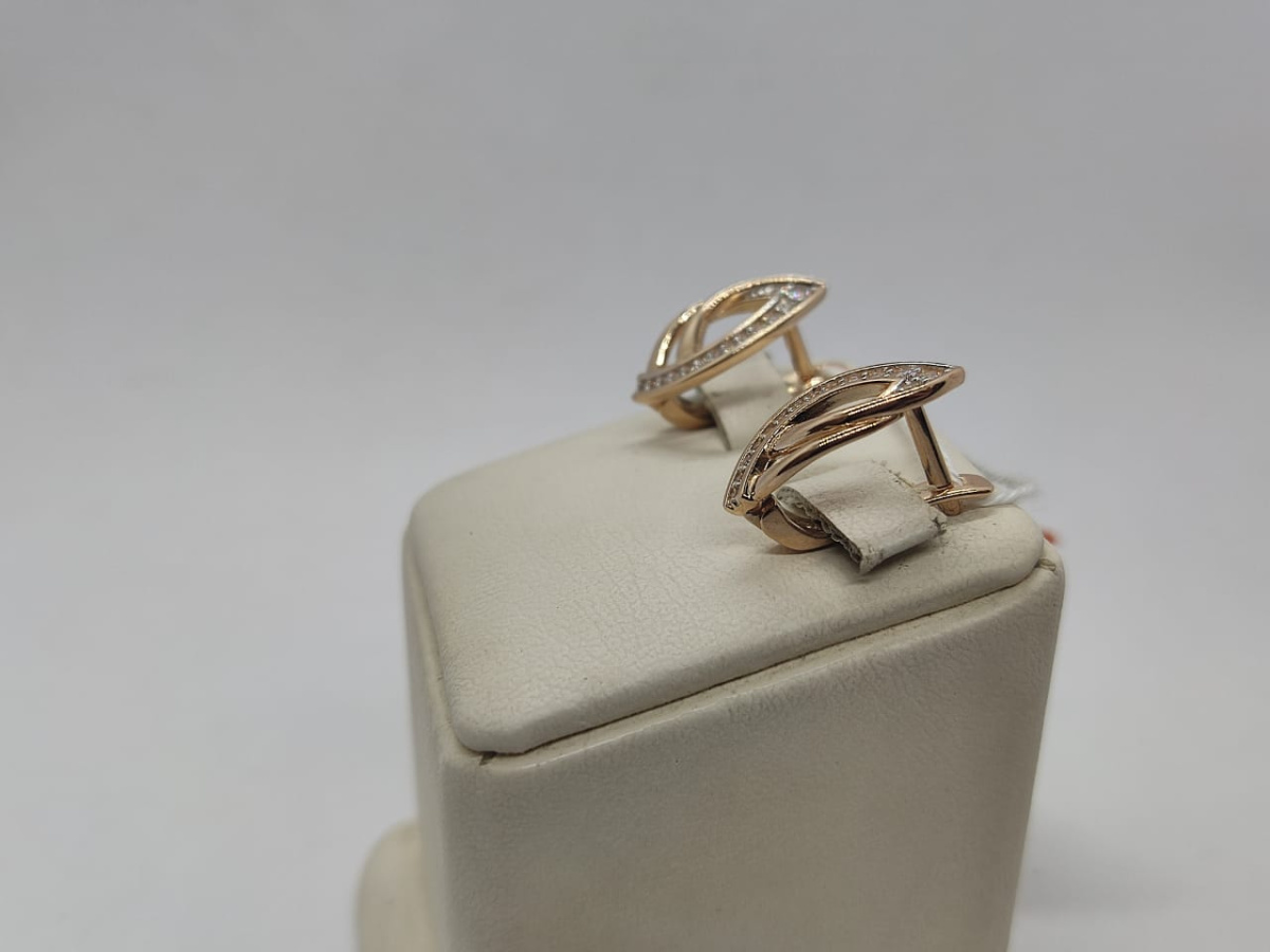 СЕРЬГИ С КАМНЯМИ (Au 585)