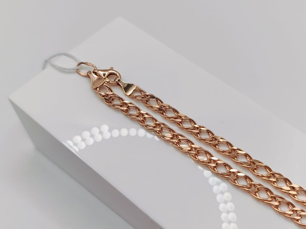 ЦПР2585 ЦЕПЬ ПУСТОТЕЛАЯ Ромб двойной (Au 585)