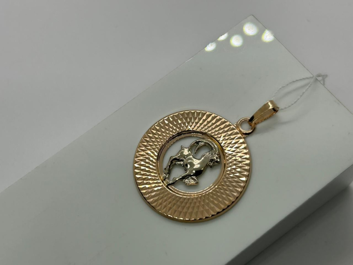 ПОДВЕСКА ЗНАК ЗОДИАКА КОЗЕРОГ (Au 585)