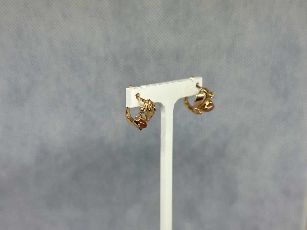 СЕРЬГИ С КАМНЯМИ (Au 585)