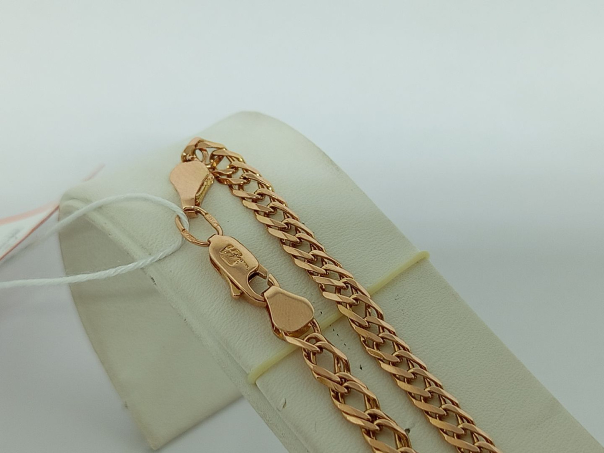 ЦЛР2585 ЦЕПЬ ПОЛНОВЕСНАЯ Ромб двойной (Au 585)