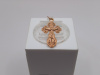 ПОДВЕСКА КРЕСТ БЕЗ КАМНЯ (Au 585)