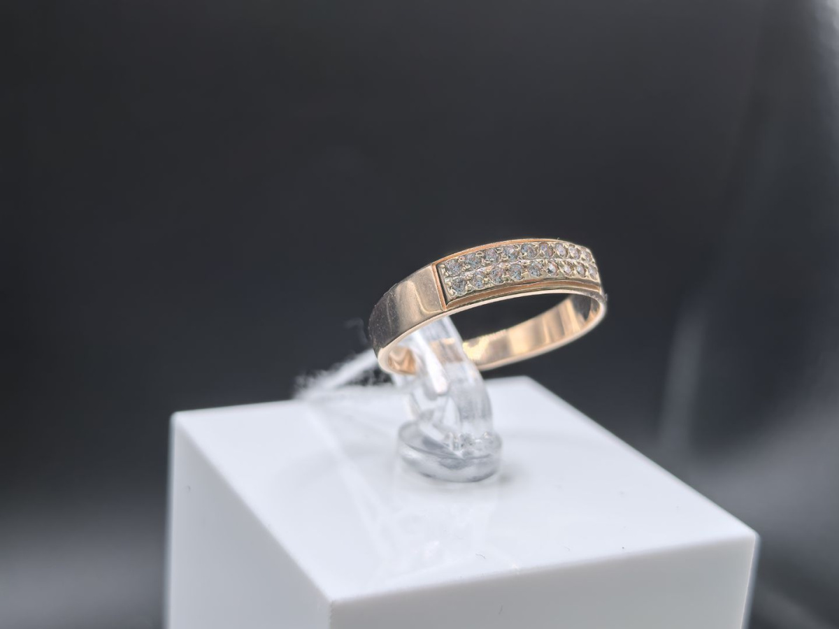 КОЛКМИ585 КОЛЬЦО С КАМНЯМИ (Au 585)