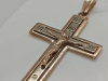 ПОДВЕСКА КРЕСТ без камня (Au 585)