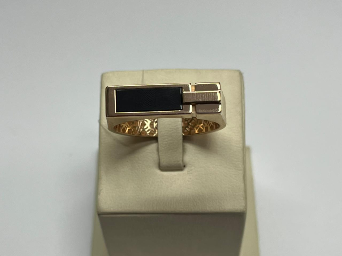 КОЛЬЦО ПЕЧАТКА с камнем (Au 585)