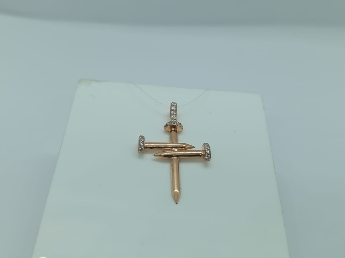  ПОДВЕСКА С КАМНЯМИ (Au 585)