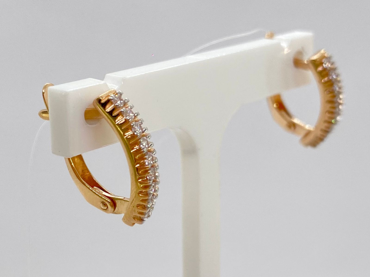 СЕРЬГИ С КАМНЯМИ (Au 585)