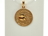 ПОДВЕСКА ЗНАК ЗОДИАКА ВОДОЛЕЙ (Au 585)