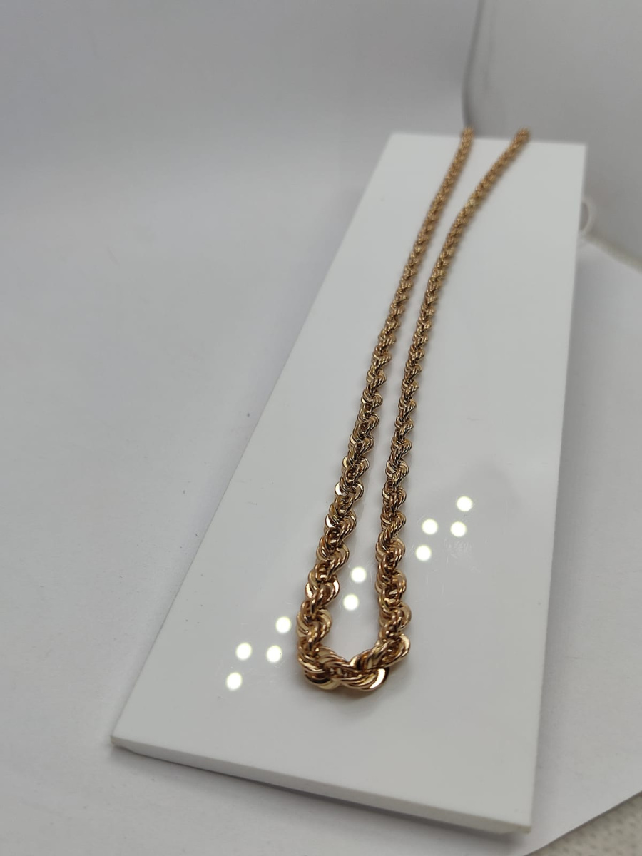 ЦЕПЬ ПОЛНОВЕСНАЯ Веревка (Au 585)