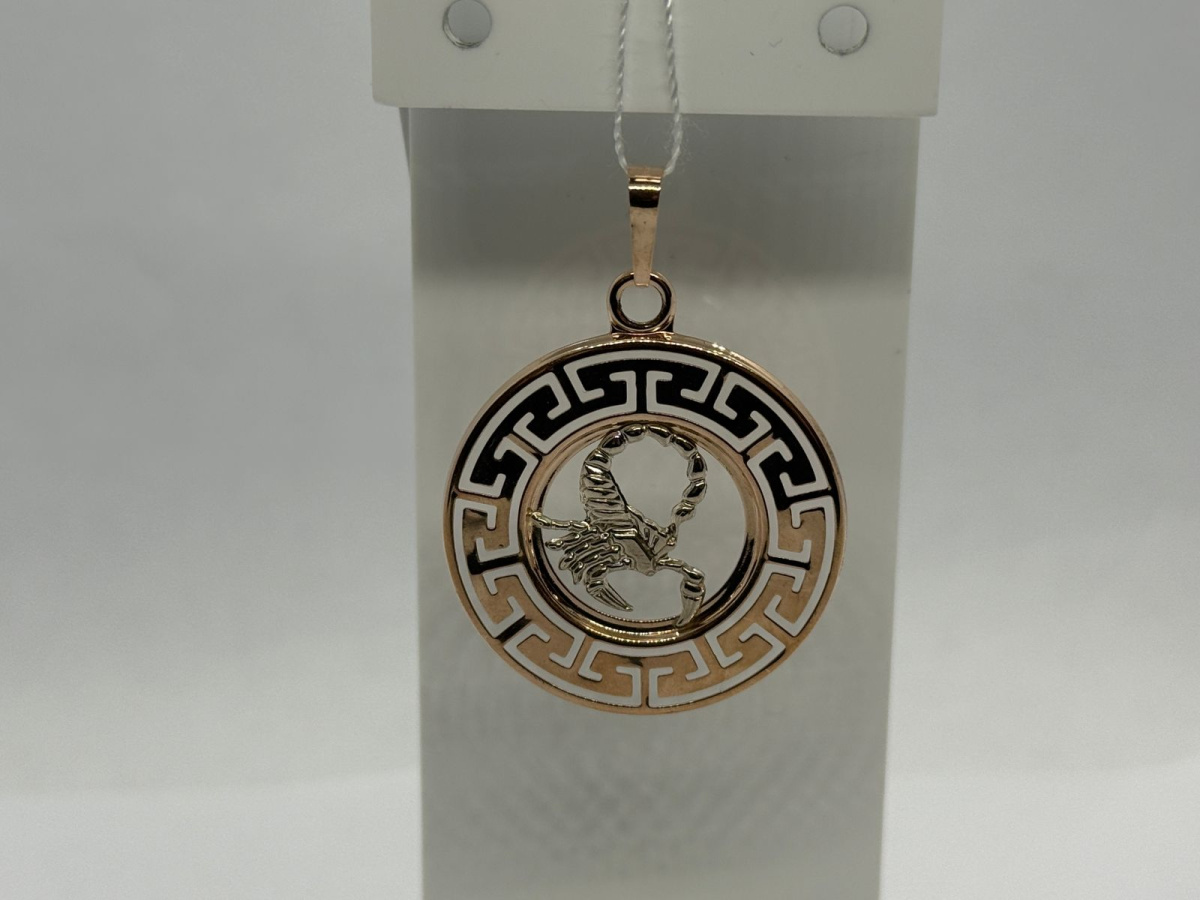 ПОДВЕСКА ЗНАК ЗОДИАКА СКОРПИОН (Au 585)