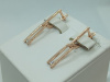 01-217388 СЕРЬГИ С КАМНЕМ (Au 585)