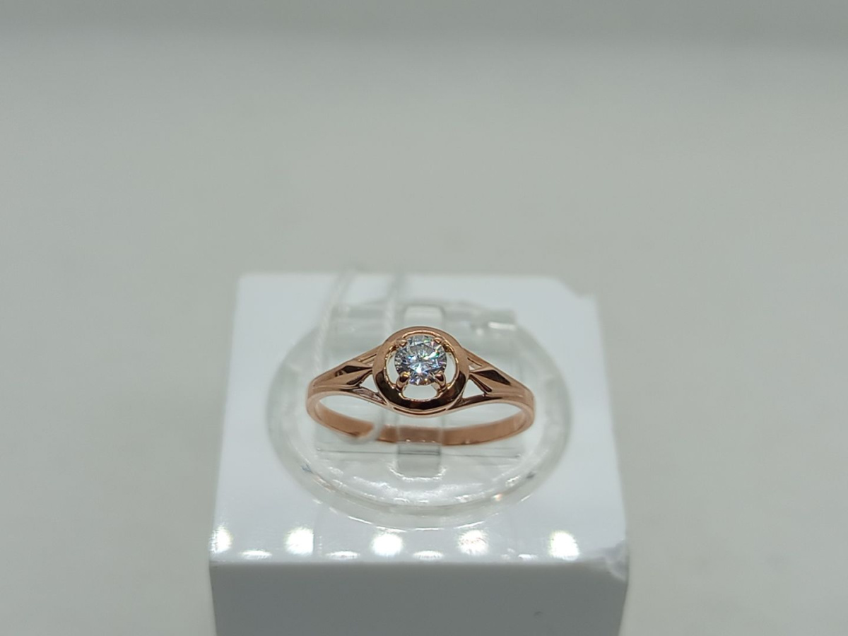 КОЛЬЦО С КАМНЕМ (Au 585)