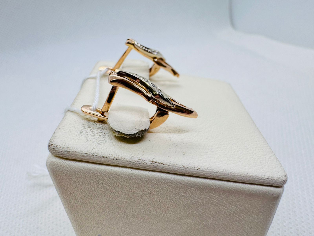 СЕРЬГИ С КАМНЯМИ (Au 585)