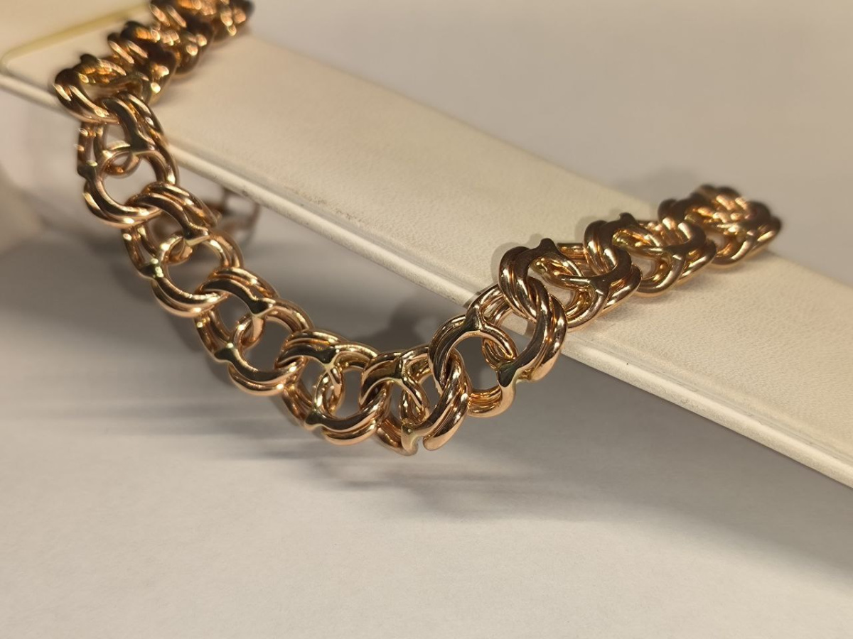 БРАСЛЕТ ПОЛНОВЕСНЫЙ Бисмарк (Au 585)