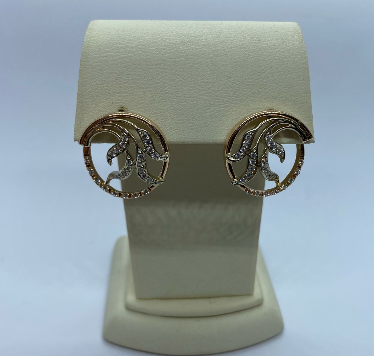 СЕРЬГИ С КАМНЯМИ (Au 585)