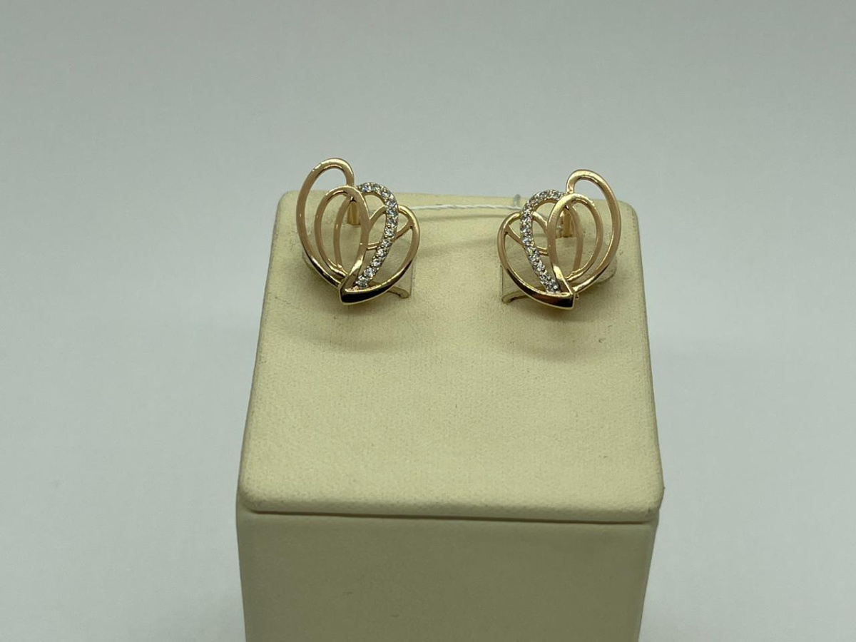 СЕРЬГИ С КАМНЯМИ (Au 585)