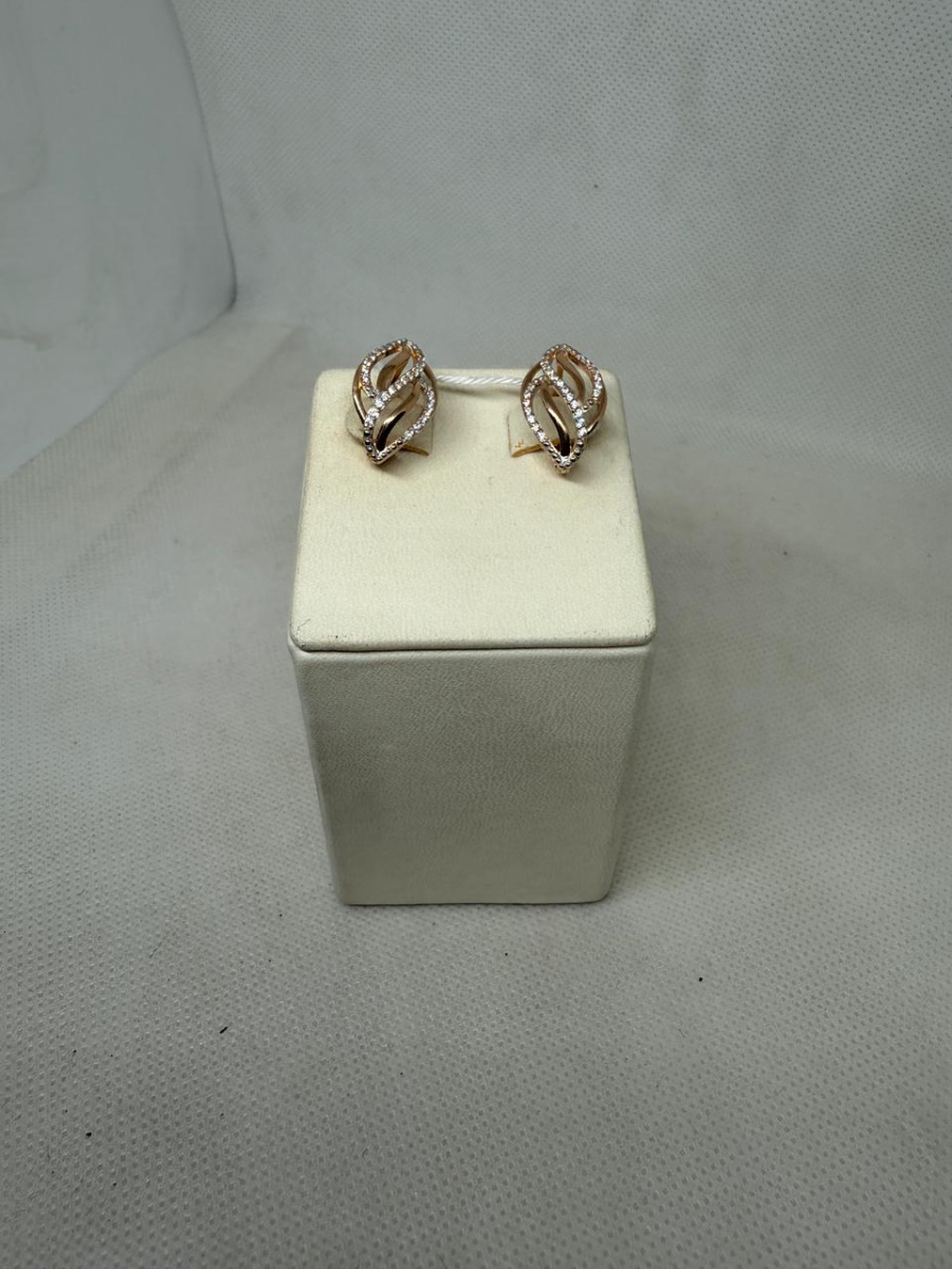 СЕРЬГИ С КАМНЯМИ (Au 585)